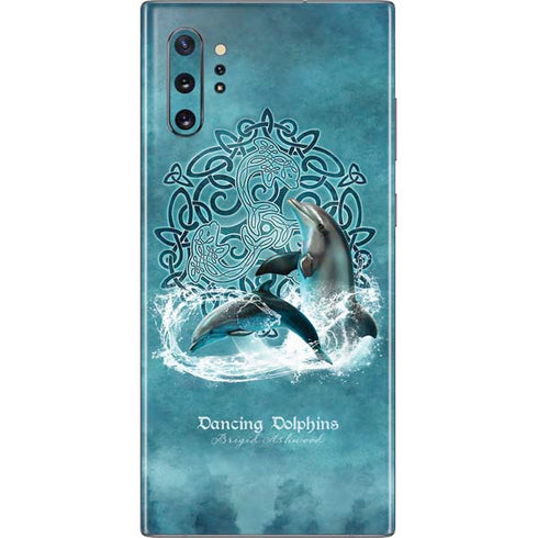 Dolphin Celtic Knot by Brigid Ashwood Galaxy Note 10 Plus Skin
