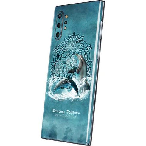 Dolphin Celtic Knot by Brigid Ashwood Galaxy Note 10 Plus Skin