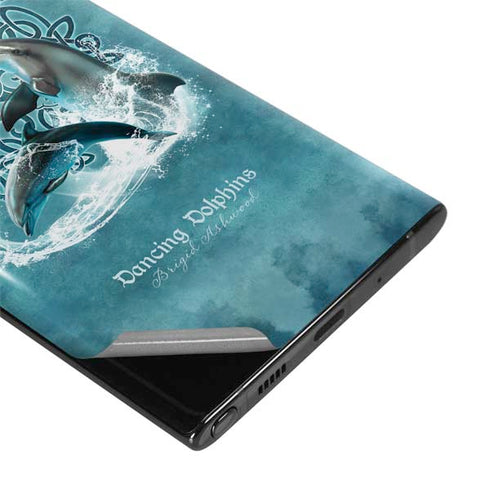 Dolphin Celtic Knot by Brigid Ashwood Galaxy Note 10 Plus Skin