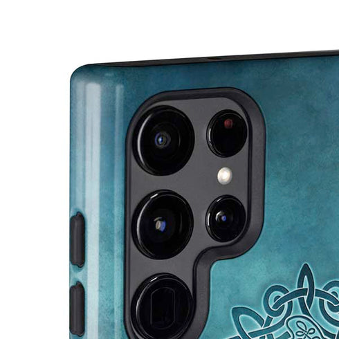 Dolphin Celtic Knot by Brigid Ashwood Galaxy S25 Ultra Impact Case