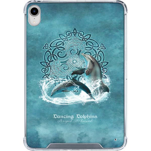 Dolphin Celtic Knot by Brigid Ashwood iPad 11th Gen (2025) Clear Case