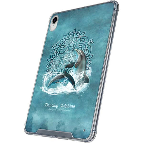 Dolphin Celtic Knot by Brigid Ashwood iPad 11th Gen (2025) Clear Case