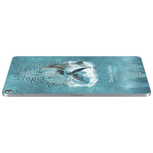 Dolphin Celtic Knot by Brigid Ashwood Apple iPad Air Skin