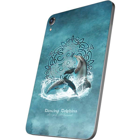 Dolphin Celtic Knot by Brigid Ashwood Apple iPad Mini Skin