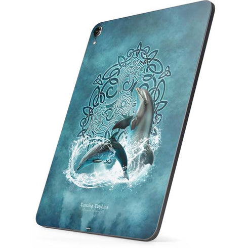 Dolphin Celtic Knot by Brigid Ashwood Apple iPad Pro Skin