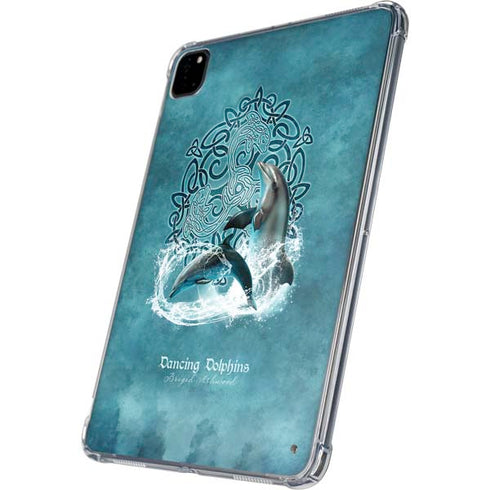 Dolphin Celtic Knot by Brigid Ashwood iPad Pro 11in (2024) Clear Case