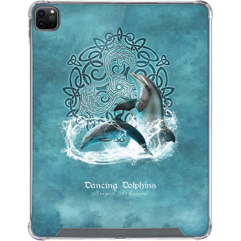Dolphin Celtic Knot by Brigid Ashwood iPad Cases