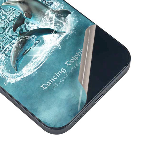 Dolphin Celtic Knot by Brigid Ashwood iPhone Skins