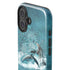 Dolphin Celtic Knot by Brigid Ashwood iPhone 16 Impact Case