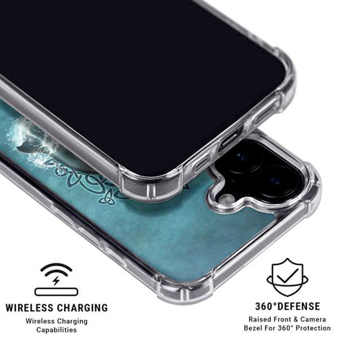 Dolphin Celtic Knot by Brigid Ashwood iPhone 16 MagSafe Case