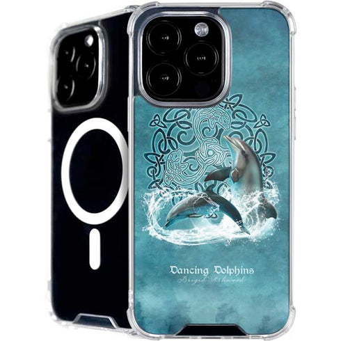 Dolphin Celtic Knot by Brigid Ashwood iPhone 16 Pro MagSafe Case