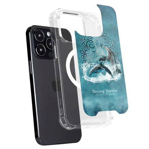 Dolphin Celtic Knot by Brigid Ashwood iPhone 16 Pro MagSafe Case