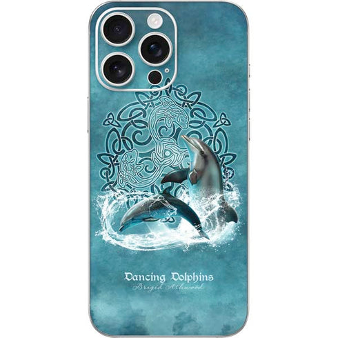 Dolphin Celtic Knot by Brigid Ashwood iPhone 16 Pro Max Skin