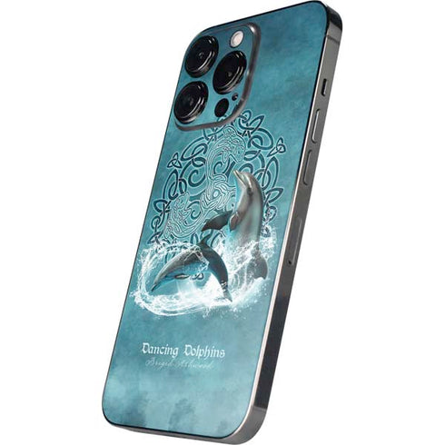 Dolphin Celtic Knot by Brigid Ashwood iPhone 16 Pro Max Skin
