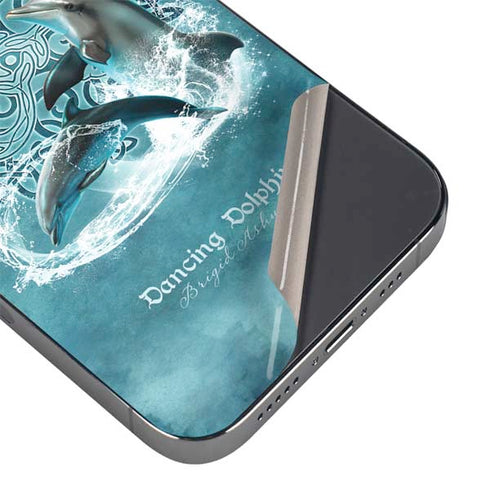 Dolphin Celtic Knot by Brigid Ashwood iPhone 16 Pro Skin
