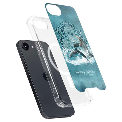 Dolphin Celtic Knot by Brigid Ashwood iPhone 16e MagSafe Case