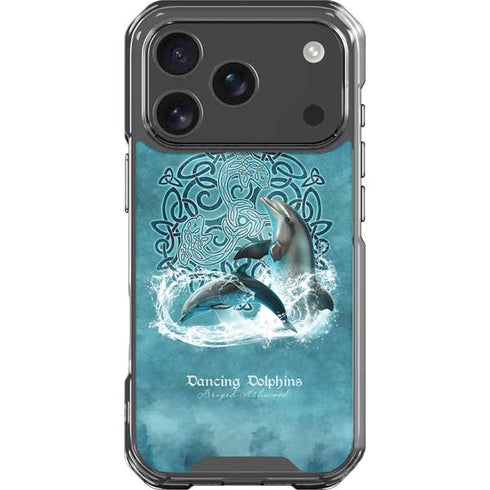 Dolphin Celtic Knot by Brigid Ashwood iPhone 18 Pro Clear Case