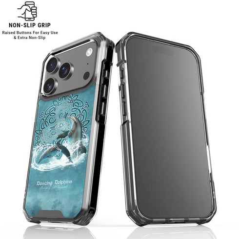 Dolphin Celtic Knot by Brigid Ashwood iPhone 18 Pro Clear Case