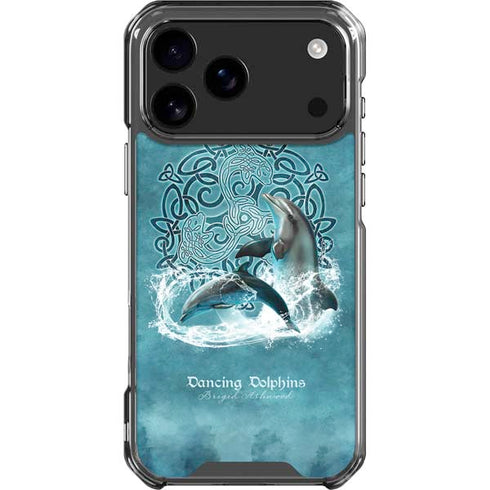 Dolphin Celtic Knot by Brigid Ashwood iPhone 18 Pro Max Clear Case