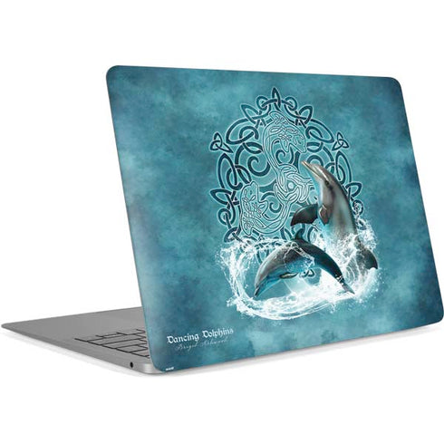Dolphin Celtic Knot by Brigid Ashwood Apple MacBook Air Skin