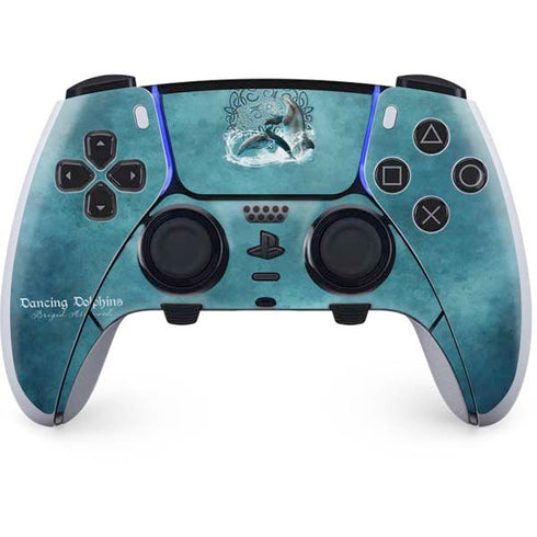 Dolphin Celtic Knot by Brigid Ashwood PlayStation PS5 Skins