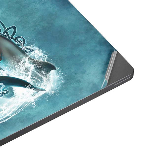 Dolphin Celtic Knot by Brigid Ashwood Surface Laptop 7 13.8in Skin