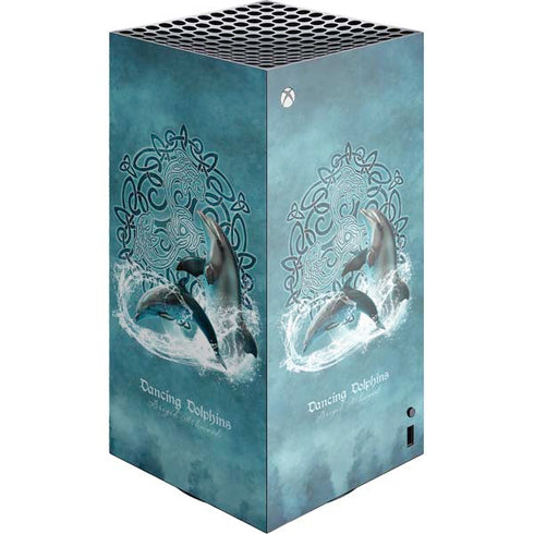 Dolphin Celtic Knot by Brigid Ashwood Xbox Series X Skins