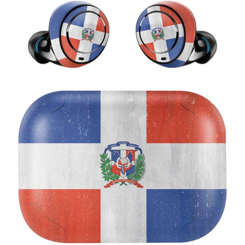 Dominican Republic Flag Distressed Amazon Echo Buds Skin