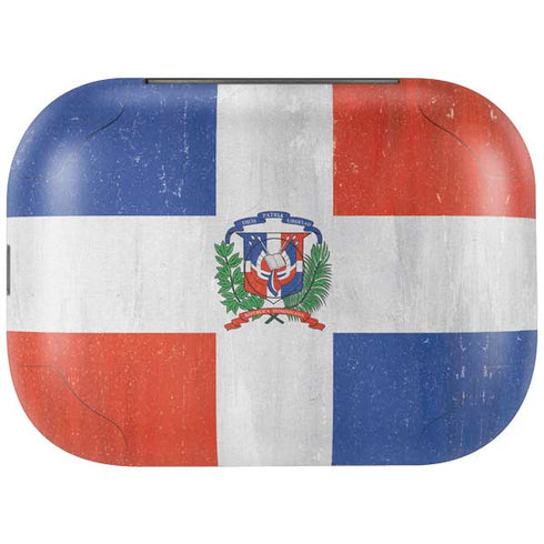 Dominican Republic Flag Distressed Amazon Echo Buds Skin