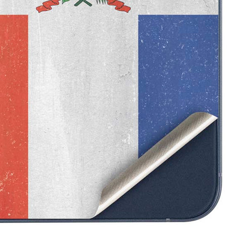Dominican Republic Flag Distressed Galaxy A36 5G Skin