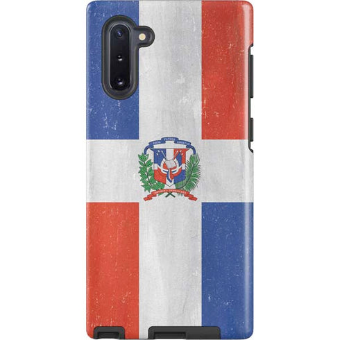 Dominican Republic Flag Distressed Galaxy Cases