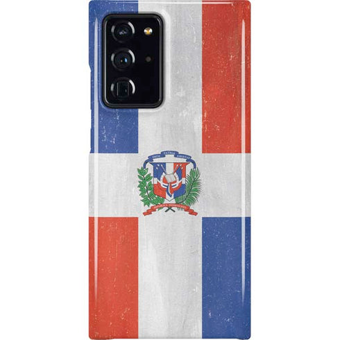 Dominican Republic Flag Distressed Galaxy Cases