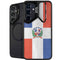 Dominican Republic Flag Distressed Galaxy S25 Kickstand Case