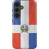 Dominican Republic Flag Distressed Galaxy S25 Plus Impact Case
