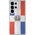 Dominican Republic Flag Distressed Galaxy S25 Ultra Clear Case