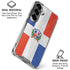 Dominican Republic Flag Distressed Galaxy S26 Plus Clear Case