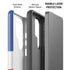 Dominican Republic Flag Distressed Galaxy S26 Ultra Impact Case