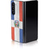 Dominican Republic Flag Distressed Galaxy Z Fold5 5G Skin