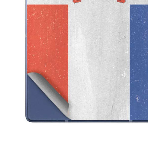 Dominican Republic Flag Distressed Galaxy Z Fold6 Skin
