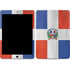 Dominican Republic Flag Distressed iPad Skins