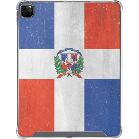 Dominican Republic Flag Distressed iPad Cases