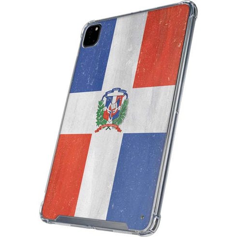 Dominican Republic Flag Distressed iPad Cases
