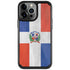 Dominican Republic Flag Distressed iPhone Cases