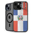 Dominican Republic Flag Distressed iPhone 14 Kickstand Case