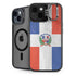 Dominican Republic Flag Distressed iPhone 14 Plus Kickstand Case