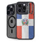 Dominican Republic Flag Distressed iPhone 14 Pro Max Kickstand Case