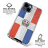 Dominican Republic Flag Distressed iPhone 15 Clear Case