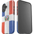 Dominican Republic Flag Distressed iPhone 16 Plus Impact Case