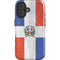 Dominican Republic Flag Distressed iPhone 16 Plus Magsafe Impact Case