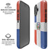 Dominican Republic Flag Distressed iPhone 16 Plus Magsafe Impact Case